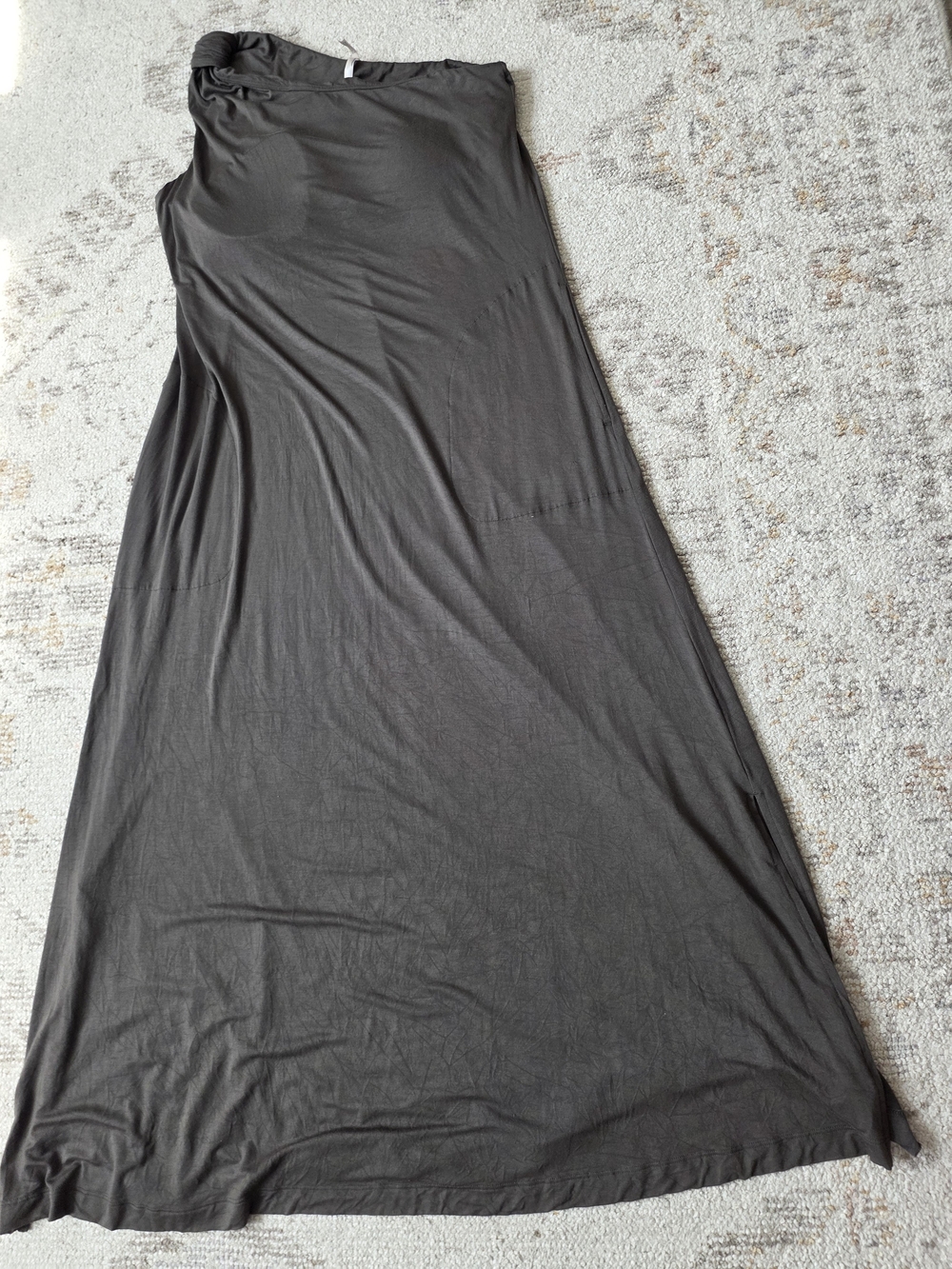 Soma Olive Green Sleeveless Maxi Dress